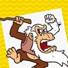 Thumbnail of a paint-by-number activity featuring Cranky Kong