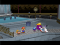 Beldam, Marilyn, and Doopliss about to fight Mario and his partners