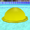 Screenshot of a Yellow Switch Plate from Super Mario Sunshine.