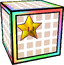 A Star Block in Super Paper Mario.
