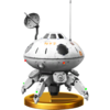 S.S. Drake trophy from Super Smash Bros. for Wii U