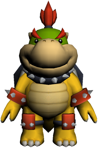 A 3D model of Bowser Jr. from Mario Strikers Charged.