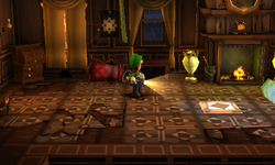 The Study segment from Luigi's Mansion: Dark Moon.