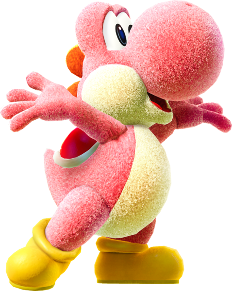 File:YCW Pink Yoshi.png