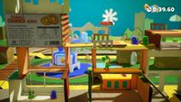 A Yo'ster Cookies box in Yoshi's Crafted World