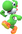 Artwork of Yoshi for Mario Party 10 (reused for Super Mario Party and Mario Kart Tour)