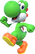 Artwork of Yoshi for Mario Party 10 (reused for Super Mario Party and Mario Kart Tour)