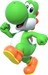 Artwork of Yoshi for Mario Party 10 (reused for Super Mario Party and Mario Kart Tour)