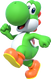 Artwork of Yoshi for Mario Party 10 (reused for Super Mario Party and Mario Kart Tour)