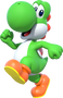 Artwork of Yoshi for Mario Party 10 (reused for Super Mario Party and Mario Kart Tour)