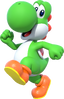 Artwork of Yoshi for Mario Party 10 (reused for Super Mario Party and Mario Kart Tour)