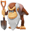 Artwork of Cranky Kong, from Donkey Kong Bananza