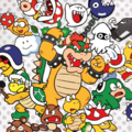 Koopa Troop artwork featured on the Super Mario Card Matching Game from Club Nintendo