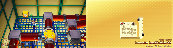 Seventh ? block in Lottacoins Island from Mario & Luigi: Brothership