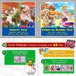 Roadmap showing challenges and rewards during the Doctor Fest. Dr. Bowser, Dr. Peach, and Wii Koopa Cape are teased in the thumbnail for the Peach vs. Bowser Tour.