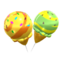 The Melon & Banana Balloons from Mario Kart Tour