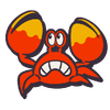 A sticker from Mario Kart World