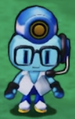 Emmit,[29] a blue, adult-like Concordian who wears glasses and headphones with a mic attached[12]