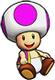 Sprite of Purple Toad, from Puzzle & Dragons: Super Mario Bros. Edition.