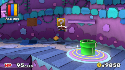 Location of the 27th hidden block in Paper Mario: Color Splash, revealed.