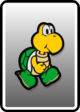 A Koopa Troopa card from Paper Mario: Color Splash