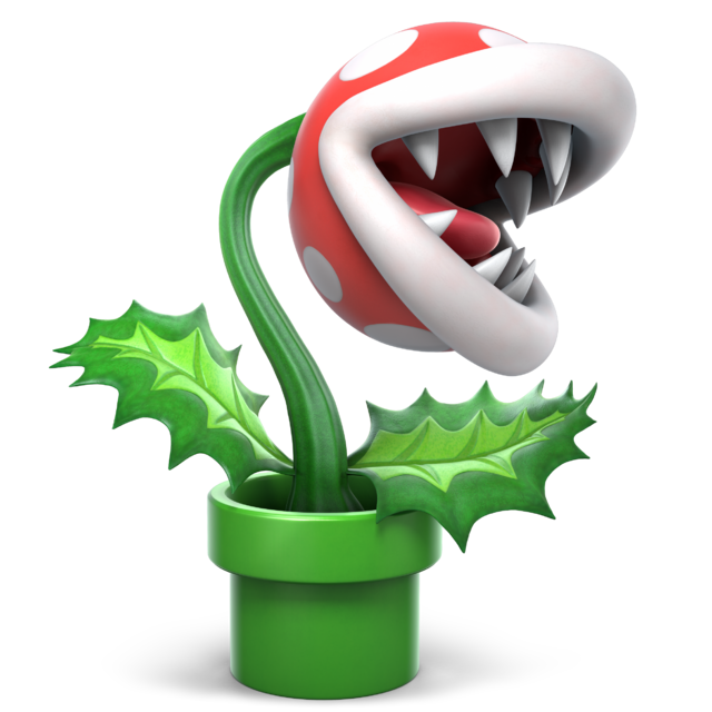 File:Piranha Plant (alt) SSBU.png - Super Mario Wiki, the Mario ...