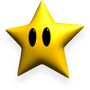 Artwork of a Power Star from Super Mario 3D All-Stars