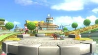 Screenshot of Mario Circuit in Super Smash Bros. for Wii U