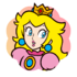 Sticker of Princess Peach from Mario Party Superstars