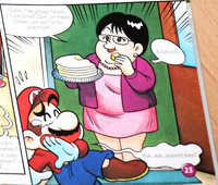 Ursel in the Club Nintendo comic "Das Vermächtnis des Dr. Lichtblitz"