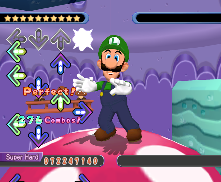 File:DDR Super Hard Difficulty Luigi.png