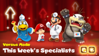 Seventh week's specialists