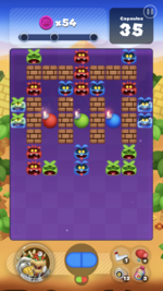 Stage 45 from Dr. Mario World