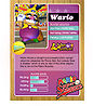Level 1 Wario card from the Mario Super Sluggers card game