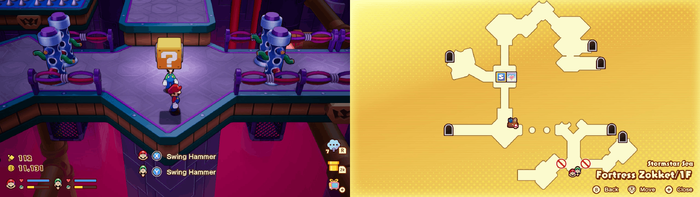 Block 11 in Fortress Zokket from Mario & Luigi: Brothership