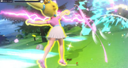 Princess Peach's Special Shot in Mario Golf: Super Rush