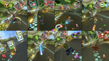An eight-player race held at Mario Circuit