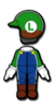 Luigi Mii racing suit from Mario Kart 8 Deluxe