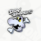 A sticker in Mario Kart World
