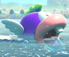 A Cheep Chomp seen in Mario Kart World
