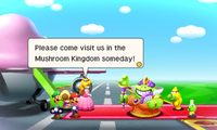 Ending scene of Mario & Luigi: Superstar Saga + Bowser's Minions at Beanbean International Airport