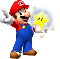 MP9 Mario and Glowing Star Artwork.png