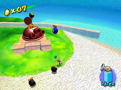 The Beach Cannon's Secret - Super Mario Wiki, the Mario encyclopedia