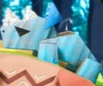 A Rhinono in Yoshi's Crafted World