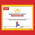 Thumbnail of a Mario-themed graduation certificate template