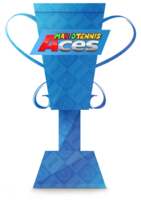 The Mario Tennis Aces trophy from the Trophy Creator application