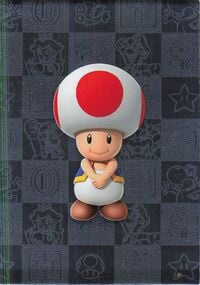 Toad silver card from the Super Mario Trading Card Collection