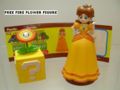 Princess Daisy figurine and the Fire Flower + ? Block figurine