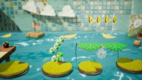 Ride the River, the first level of Cheery Valley in Yoshi's Crafted World.