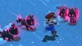 Several Disaster Neko chasing Mario